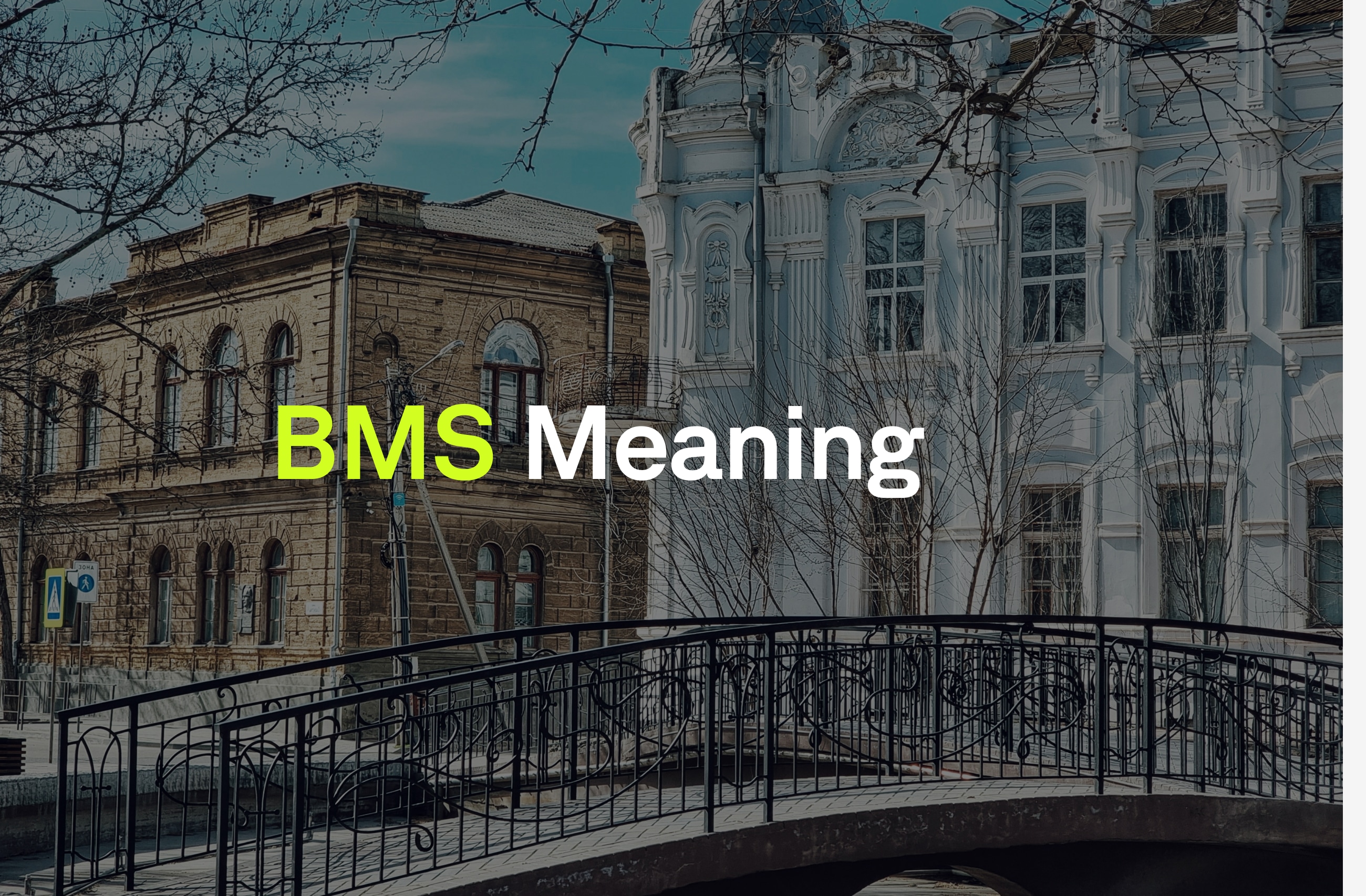BMS Meaning: Defining the Building Management System in Smart Buildings