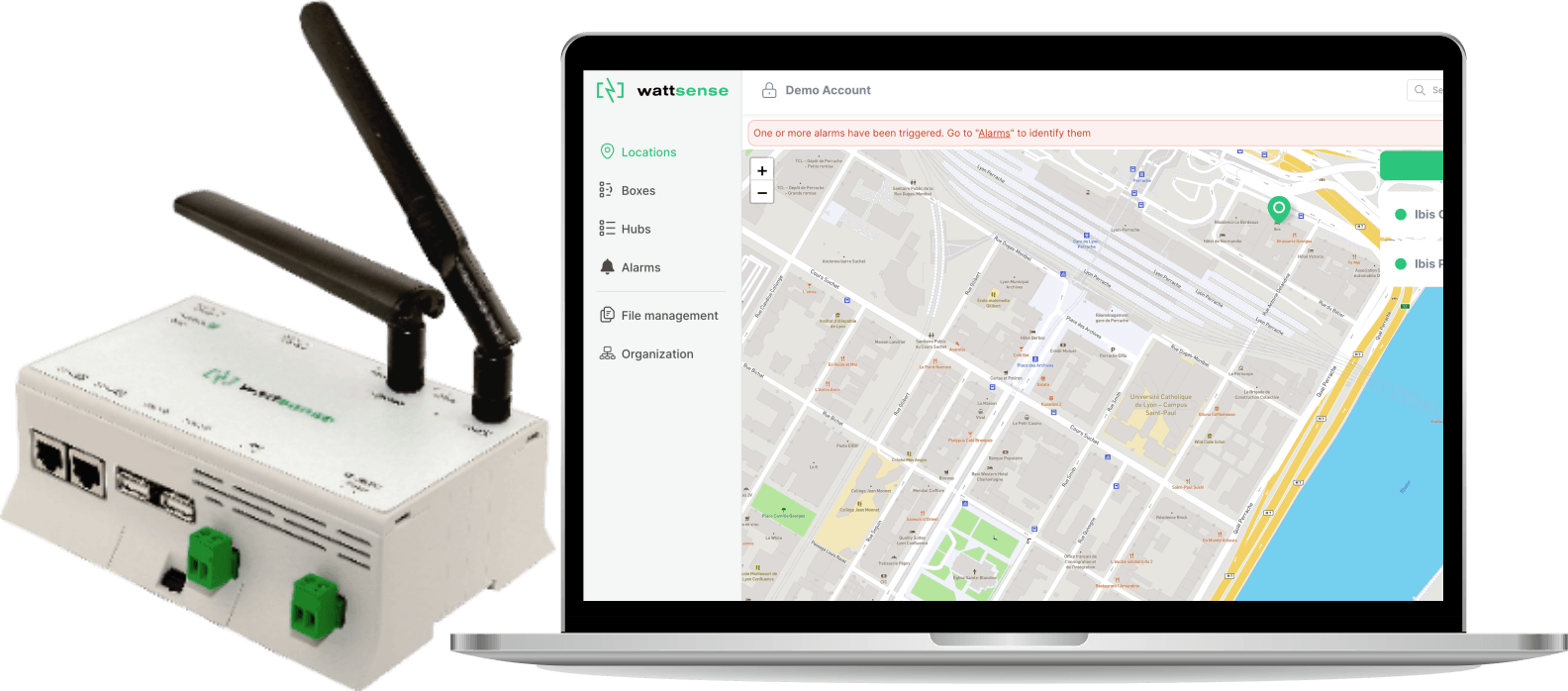 Distrame propose désormais à ses clients la solution de connectivité Wattsense
