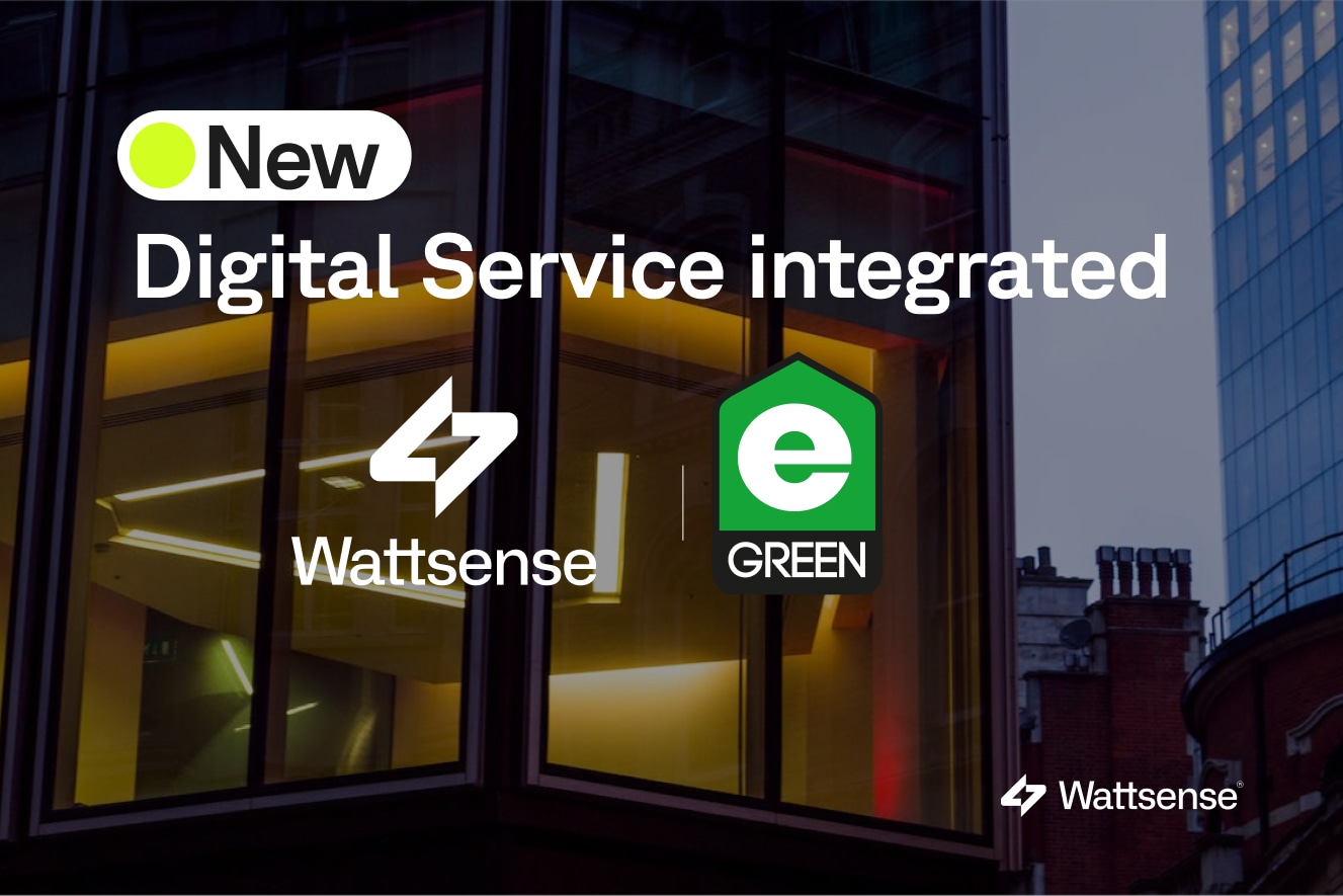 egreen smart building energy service added to wattsense integrations