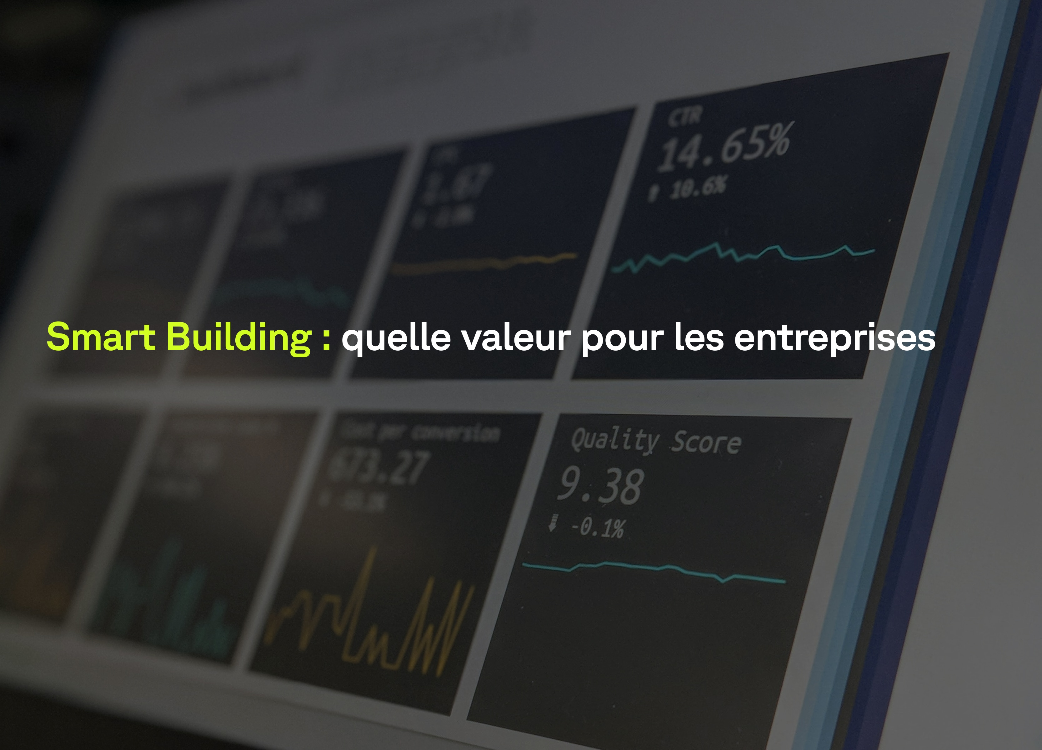 dashboard pour energie management faisant reference aux smart buildings